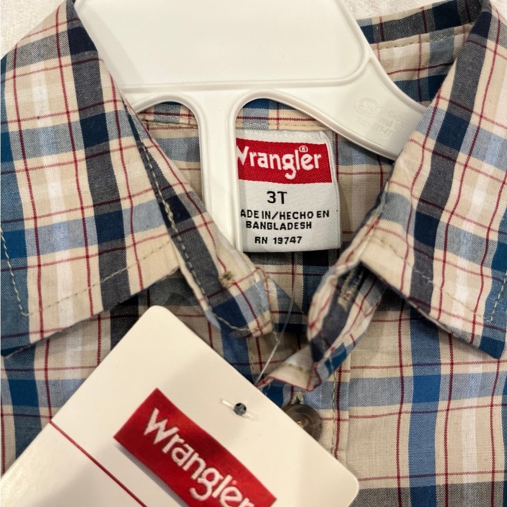 Wrangler Shirt & Shorts Set Boys size 3T - Picture 4 of 4